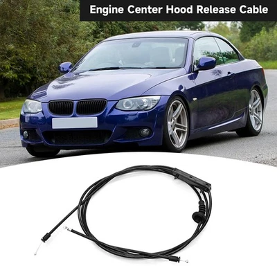 Cable de cierre del capó delantero capó del motor control del capó de liberación para BMW 328i 335i X1 M3 Foto 1 de 4