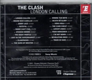 CLASH-London Calling (Italian Import)-CD-Brand New-Still Sealed - Imagen 1 de 2