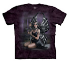 The Mountain Lost Love Fairy Sword Gothic Purple Magical Ann Stokes T-Shirt S-5X