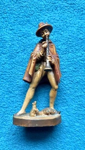 20er-30er Jahre handgeschnitzte Holzfigur RATTENFÄNGER VON HAMELIN - Bild 1 von 12