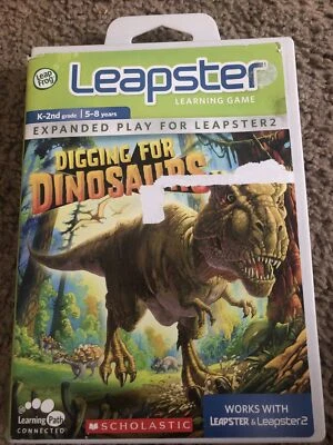 LeapFrog Leapster Learning Game Scholastic Digging for Dinosaurs (Leapster,... - Image 1 of 3