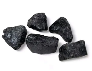 Schwarzer Turmalin grobe Stücke Brasilien 43,5 Gramm. - Bild 1 von 1