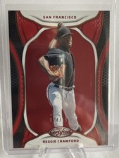 2023 Panini Chronicles #12 Reggie Crawford Certified Mirror Red 074/199 Giants