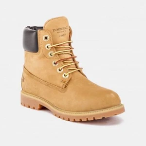 SCARPE SCARPONI UOMO LUMBERJACK RANGER SM33201 002 D01 PELLE GIALLO ORIGINALE AI - Picture 1 of 2