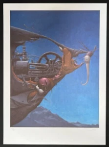 Aaron Horkey - Self Portrait - Signed Poster Art Giclee Print 2003 #48/84 - Picture 1 of 4