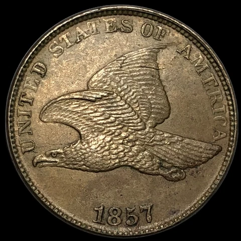 1857 Flying Eagle Cent #E9076 Cover