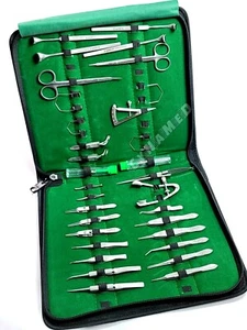 GERMAN 32 pz kit strumenti chirurgici micro chirurgia cataratta oculare oftalmica - Foto 1 di 9