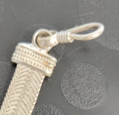 Bracciale Argento Indiano maglia a fascia. Da 20cm. Ca. Artigianale.  - Immagine 1 di 4