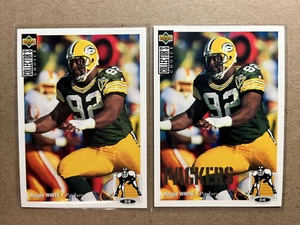 Reggie White 1994 Upper Deck Collector’s Choice Base & Silver Football Cards - Picture 1 of 8