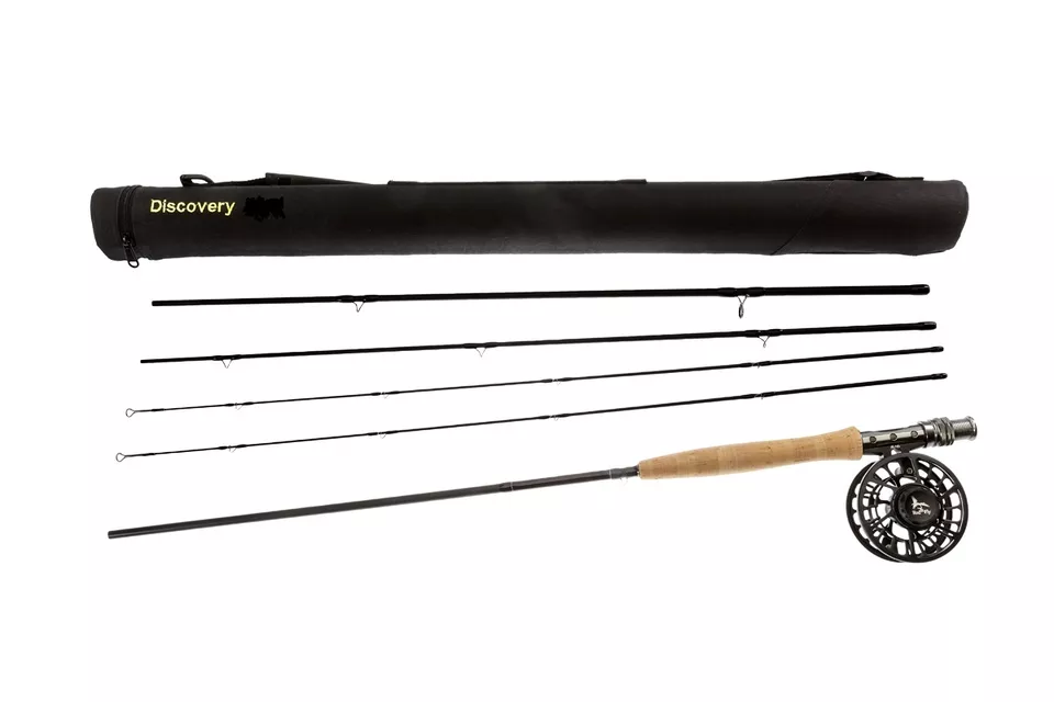 FLY FISHING ROD HI END COMBO 9ft LW 6/7 4 SEC Rod,Fly Reel,Lines,50 Flies boxed - Image 1 of 1