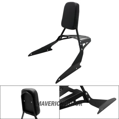 Rear Backrest Sissy Bar Luggage Rack Fit For Suzuki Boulevard M 109R 109R2 109RZ - Изображение 1 из 4