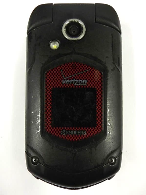 Teléfono celular plegable Kyocera DuraXV + / Dura XV Plus - negro (Verizon) Foto 1 de 3