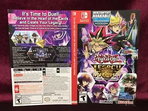 Yu-Gi-Oh Legacy Of The Duelist Link Ev Nintendo Switch For Display Only Case Art - Picture 1 of 4