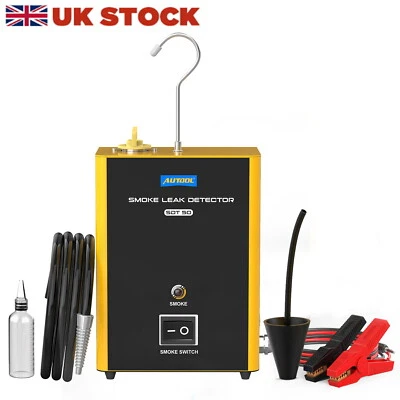 AUTOOL EVAP Smoke Machine Automotive Smoke Tester Portable Car Smoke Leak Detector UK