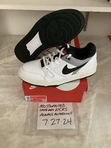 DS 2023 Nike Full Force Low White Black Men’s Sz 9.5 - Picture 1 of 10