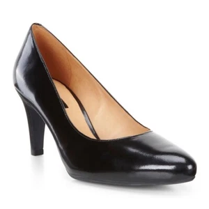 ECCO ALICANTE BLACK PUMPS HIGH HEEL LIKE NEW 6.5 - 7 - Picture 1 of 14