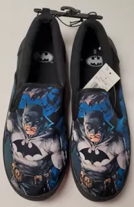 BATMAN Slip On Canvas Shoes Men's Bioworld New With Tags - Bild 1 von 6