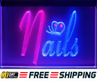Nails Butterfly Beauty Salon LED Neon Light Sign Waxing Open Wall Art Lamp Dcor