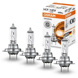 4x OSRAM HALOGEN-LAMPE H7 SET ORIGINAL LINE 55W/12V ABBLENDLICHT  32105116 - Bild 1 von 4