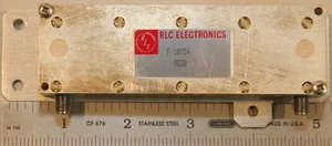 RLC F-10954 Band Pass Filter 1800-2000 MHz Loss: 0.5 dB - Picture 1 of 1