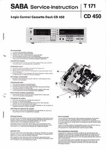 Service Manual-Anleitung für Saba CD 450 - Picture 1 of 1