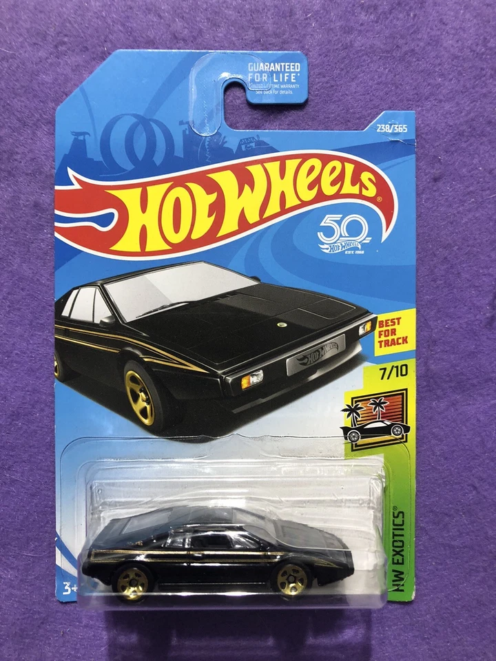Hot Wheels Black Lotus Esprit S1 2017-50th Hw Exotics 238/365 - 7/10 Foto 1 de 4