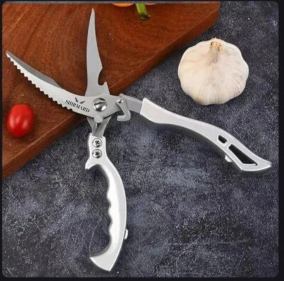Multifunction, Heavy Duty Chicken Shears Stainless Steel, Meat Shears, Kitchen Shears - Image 1 of 4