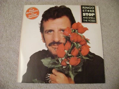 Ringo Starr -"Stop & Smell the Roses" 12" vinyl 33rpm lp 1981 / EX (import) - Image 1 of 3