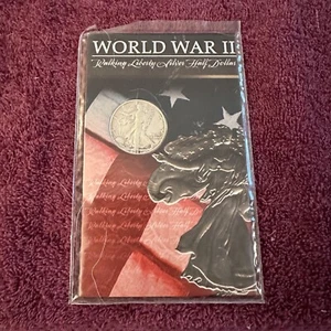 World War II Walking Liberty Half Dollar - Picture 1 of 2