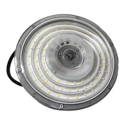 Faro led slim industriale 150 watt cappellone ufo lampada riflettore ip65 6500k - Immagine 1 di 4