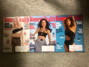 3 Women's Health Fitness Magazines Magazine Lot April May June 2021 - Picture 1 of 1