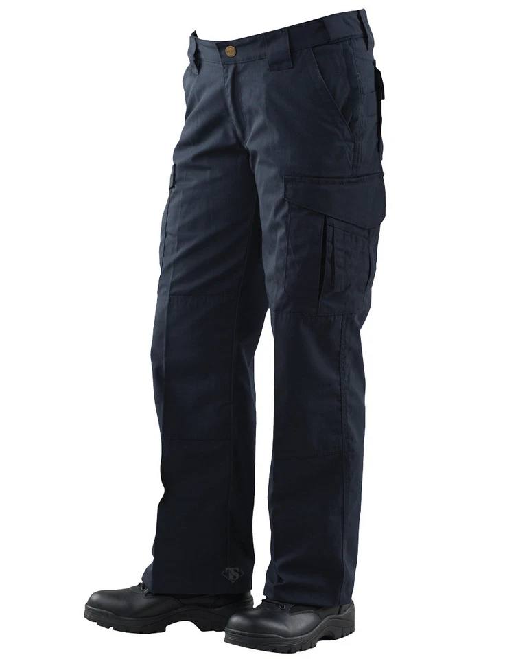 Tru-Spec 1125012 24-7 Ladies EMS Poly Cotton Ripstop Trousers Navy 22 Unhemmed