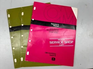 JOHN DEERE NO.8 AND NO.9 CHAIN SAWS OPERATORS MANUALS OM-GA10222 ISSUE I2 - Picture 1 of 5