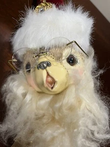 Santa Bear Handmade Limited Edition Design By Artist Vintage Pamela Amundson - Bild 1 von 5