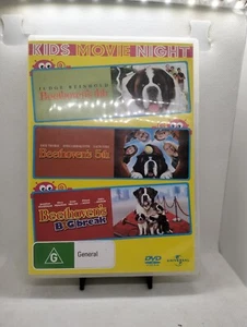 Beethoven's , Big Break, 4th & 5th - Kids Movie Night 3 Disc Set (DVD, 2010) - Picture 1 of 2