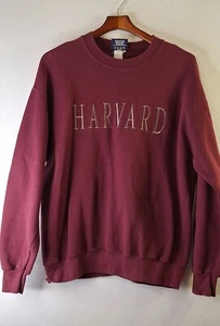 Vtg Y2K JANSPORT Harvard University Crew Neck Sweatshirt Sz L Academia College - Picture 1 of 7