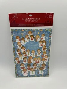 Hallmark Vtg Christmas Advent Calendar Card Envelope Meaning Of Christmas New - Picture 1 of 3