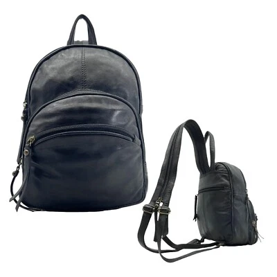 Mochila Bandolera Convertible de Hombro Bolso Bandolera De Colección Años 90 CUERO WILSONS Foto 1 de 4