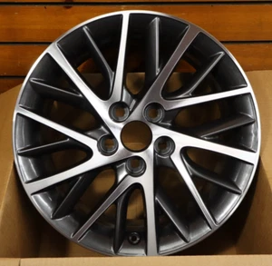 17" LEXUS ES350 WHEEL RIM FACTORY OEM 74332 2016-2019 Machined Grey - Picture 1 of 4