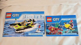 Lego City Instruction Booklets Lot - 60114 & 60090