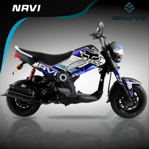Kit de calcomanías Honda Navi pegatinas gráficas envoltura scooter personalizado nuevo color azul - Imagen 1 de 2