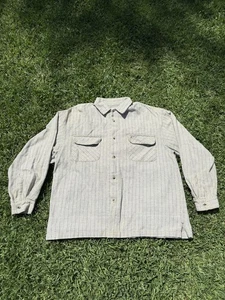 Vintage 90s Rusty Skate Baggy Surf Button Down Aztec Flannel Mens XL Vintage - Picture 1 of 7