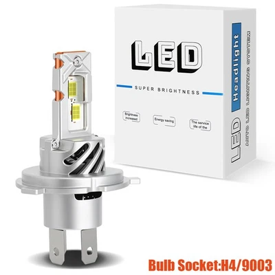 H4/9003 LED Headlight Bulb Dual Beam For Chevrolet Aveo 2009-2016 Qyt 1 - Image 1 of 4