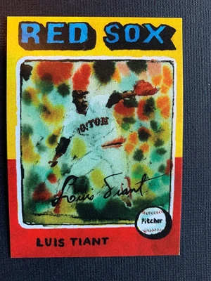 2021 Topps X Spotlight 70, LUIS TIANT, #48, Boston Red Sox by Andy Friedman - Image 1 of 2