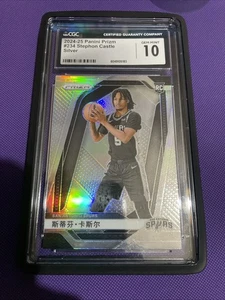 2024-25 Panini Prizm #234 Stephon Castle China Variation Silver Prizm CGC 10 RC - Bild 1 von 4