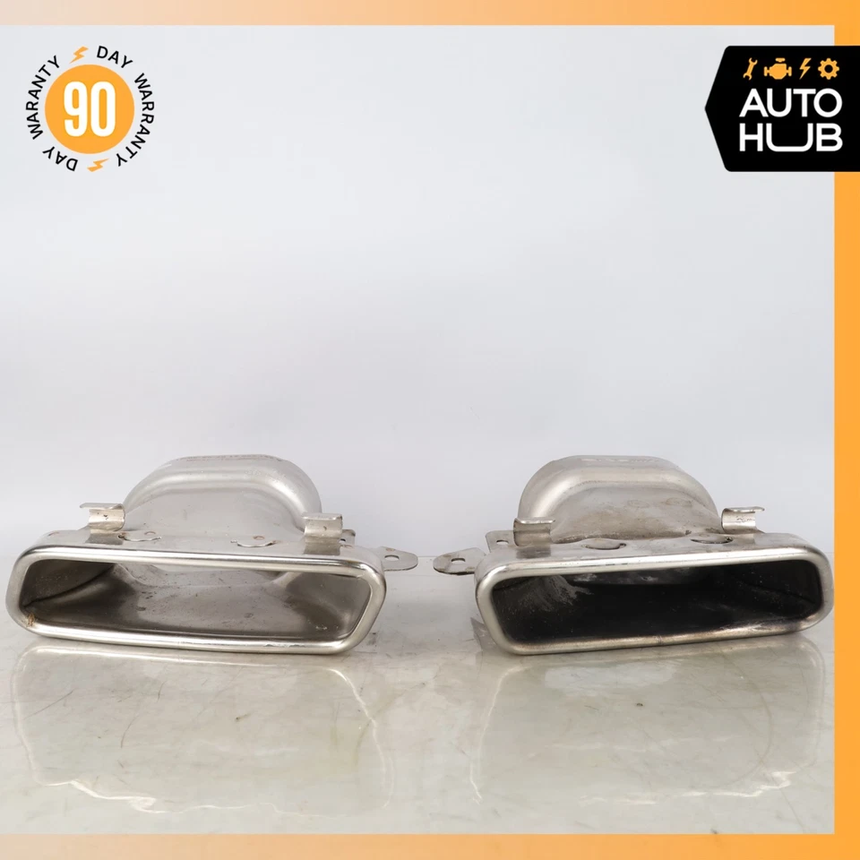 Juego de puntas silenciador escape izquierda y derecha 10-16 mercedes w221 s550 sl400 amg fabricante de equipos originales Foto 1 de 4