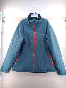 Columbia Jacket Mens XL Teal Blue Omni Heat Tech Bugaboo Interchange 3-in-1 Coat - Picture 1 of 14