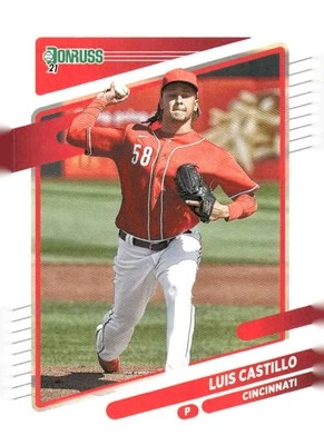 2021 Donruss #124 Luis Castillo - Image 1 of 2