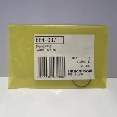 New Original Hitachi Koki 884-037 Ratchet Spring NV 90AG Made In Japan