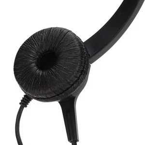Call Center Headset Dual 3.5Mm Plug Hearing Noise Cancelling Mic SPC - Zdjęcie 1 z 12